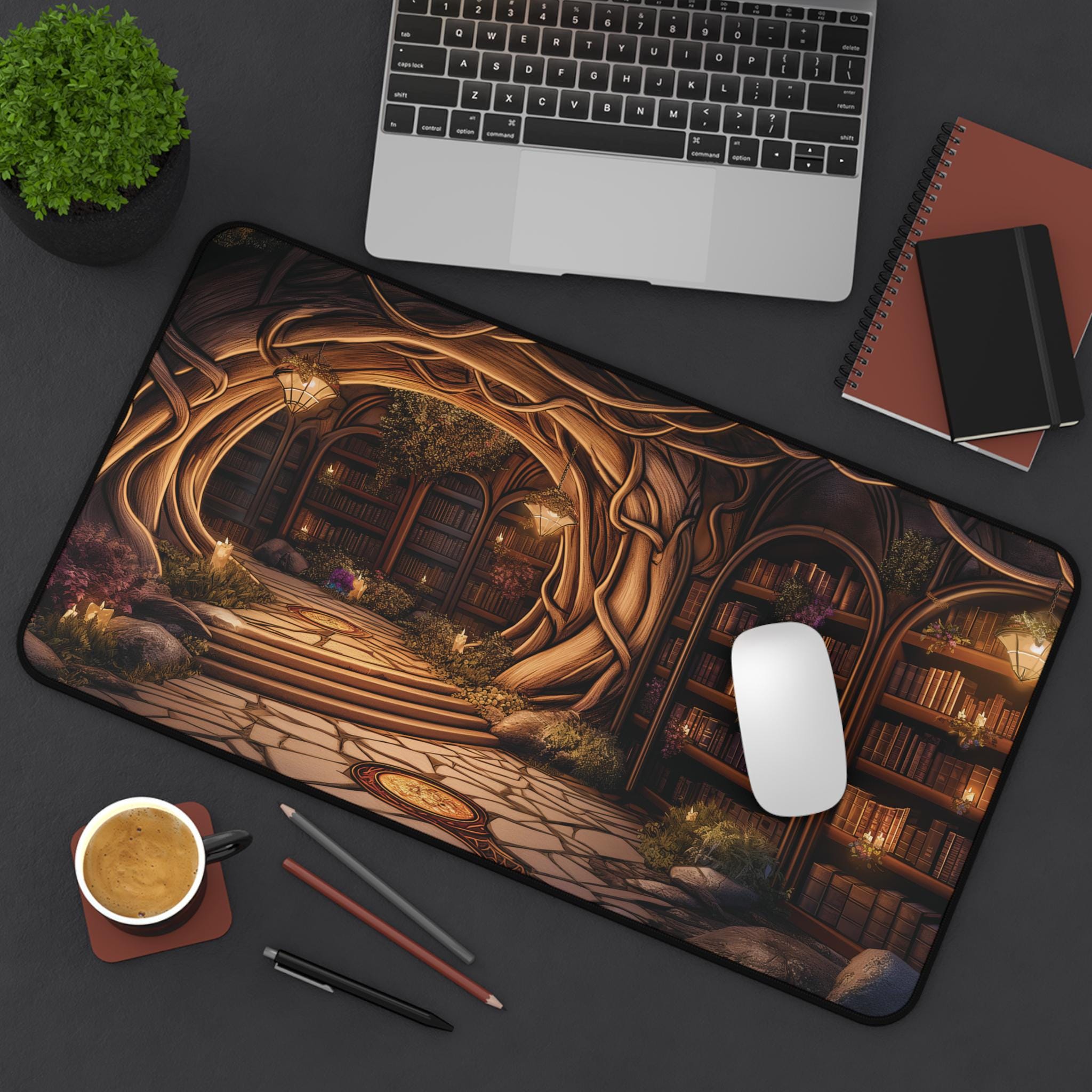 Desk Corner Mat - Tapis de bureau d’angle de livre
