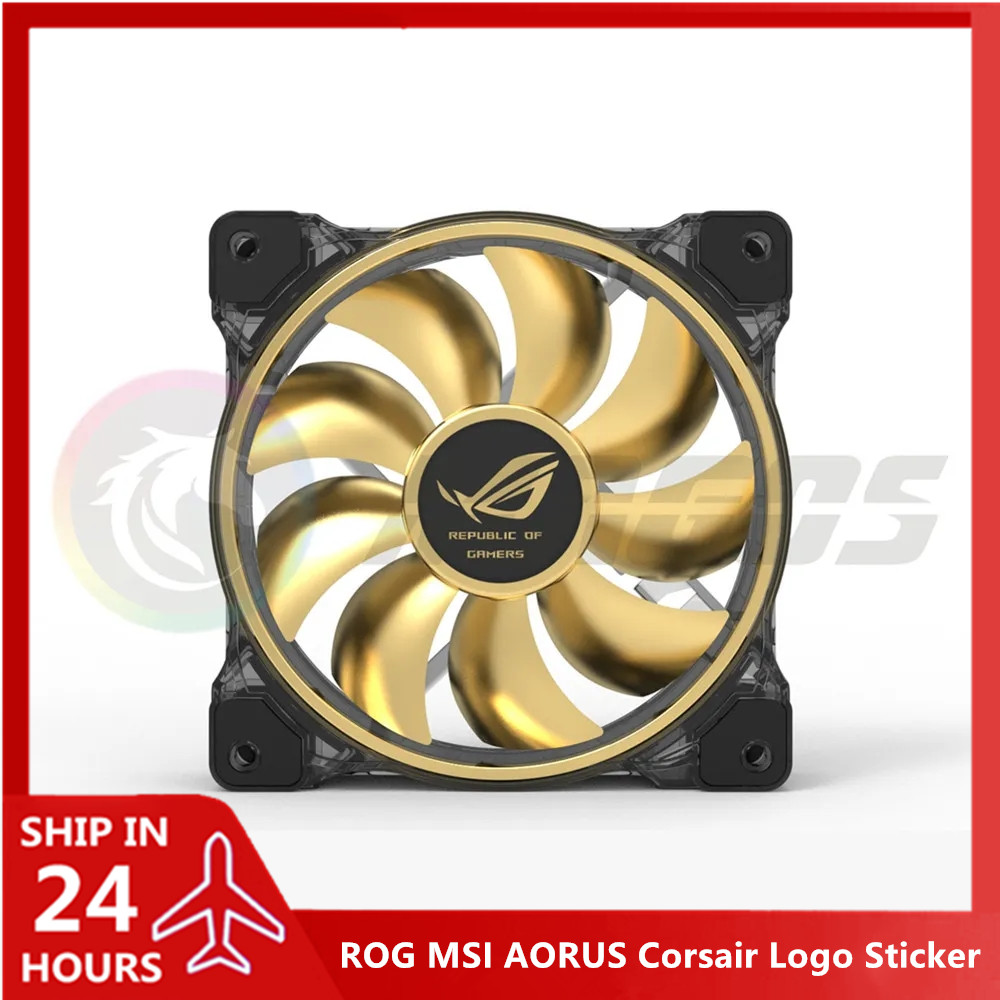 Gaming Accessories Bag - Autocollant de Logo de ventilateur d'armoire