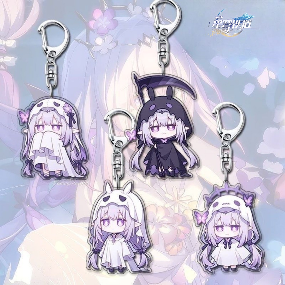 Gaming Accessories Bag - Porte-clés Chibi style anime Honkai Star