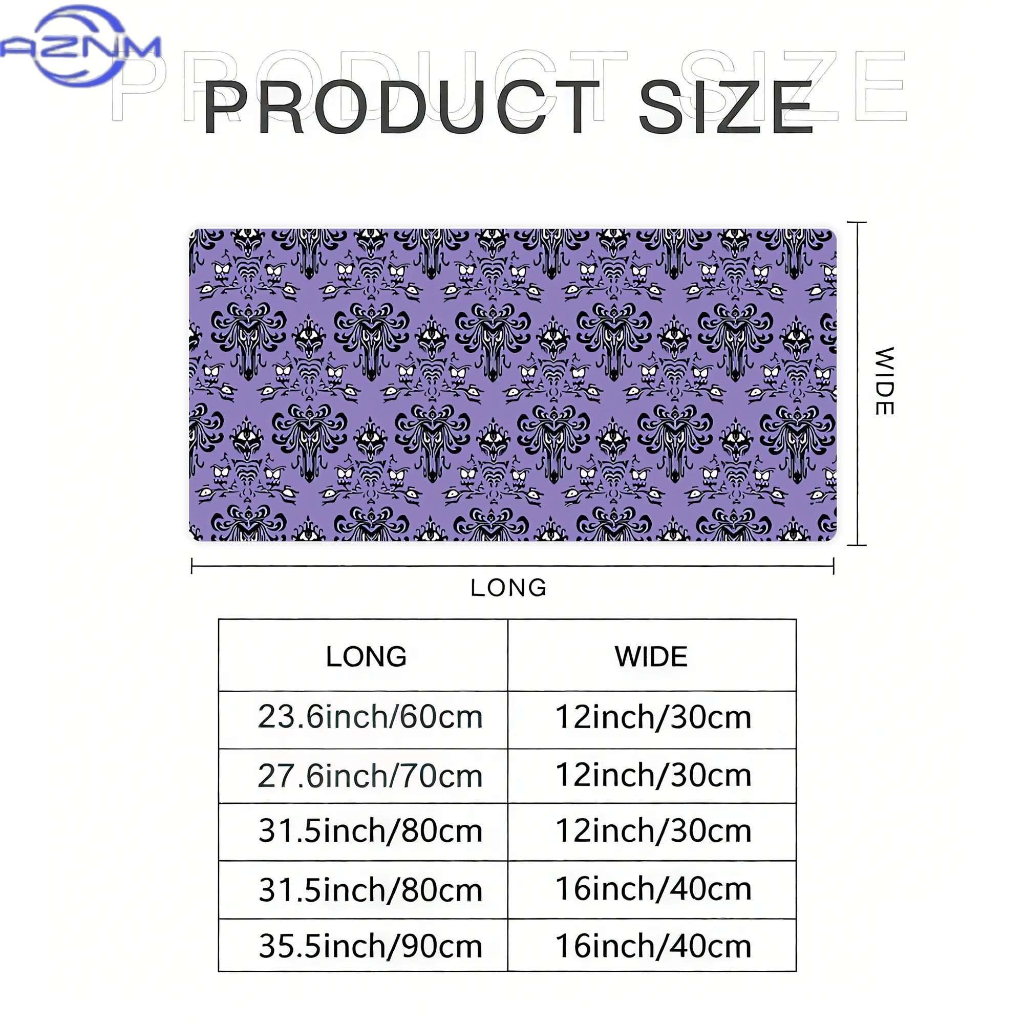 Tapis de bureau à motif violet - Desk Corner Mat avis et prix