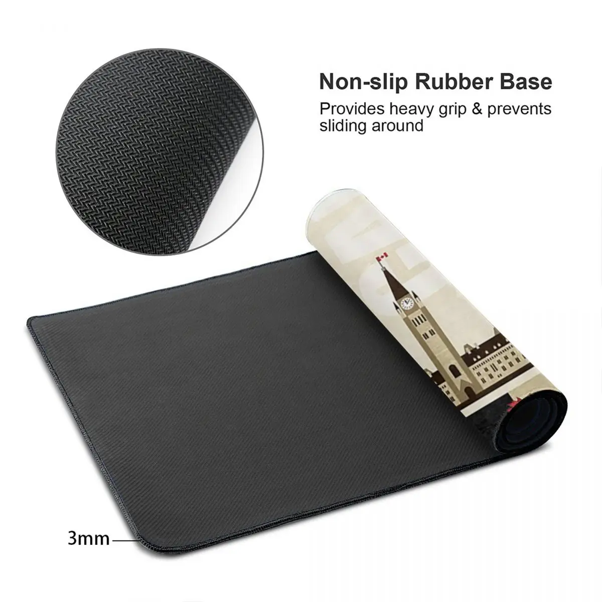 Grand tapis de souris avec dra - Gaming Accessories Canada avis et prix