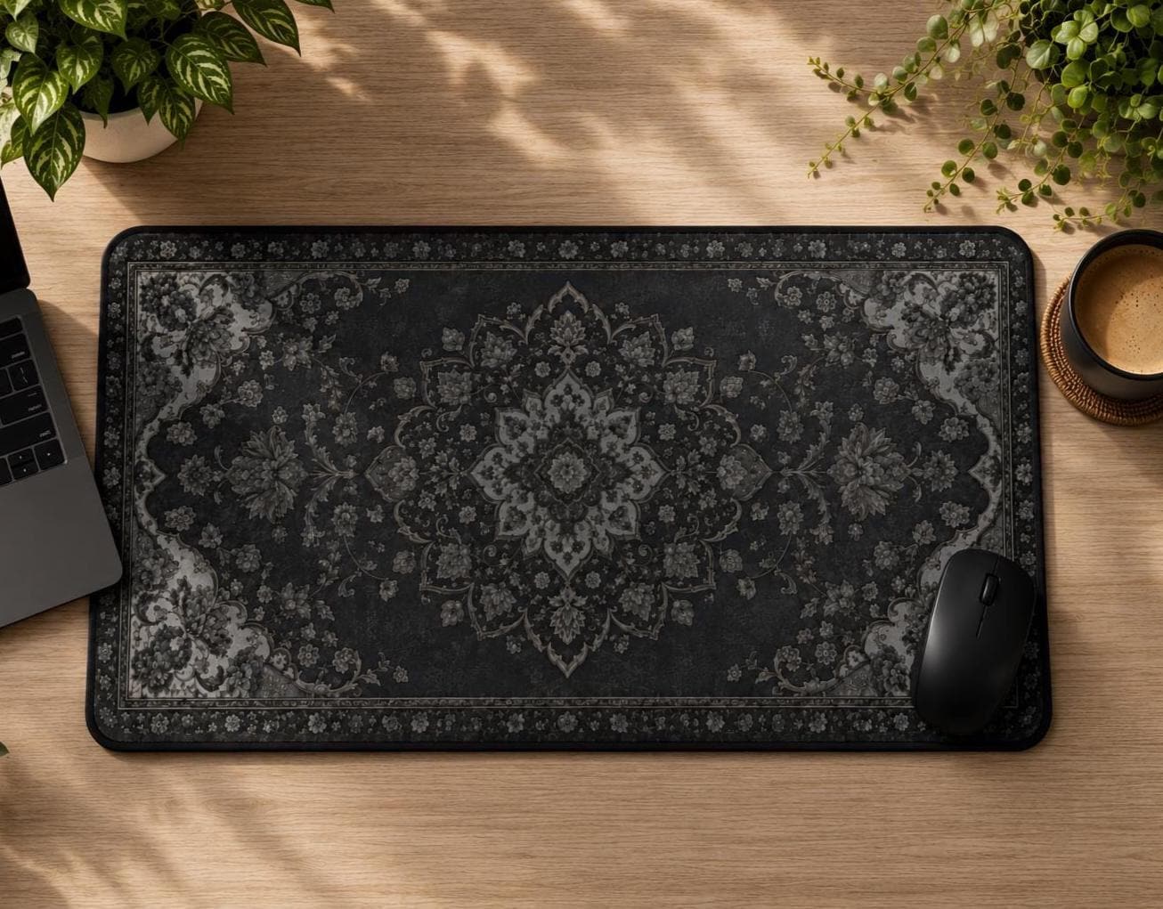 Tapis de bureau noir, tapis de - Vintage Gaming Accessories avis et prix