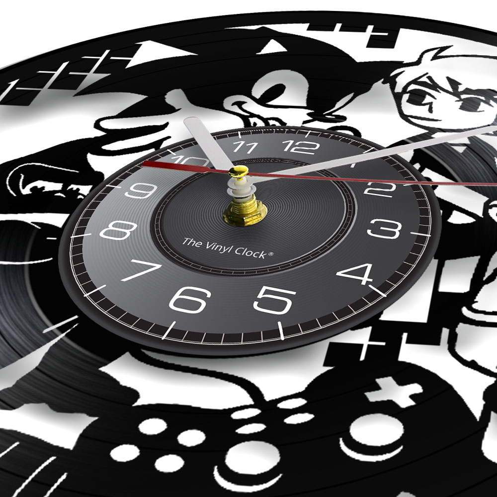 Horloge murale en vinyle inspi - Vintage Gaming Accessories avis et prix