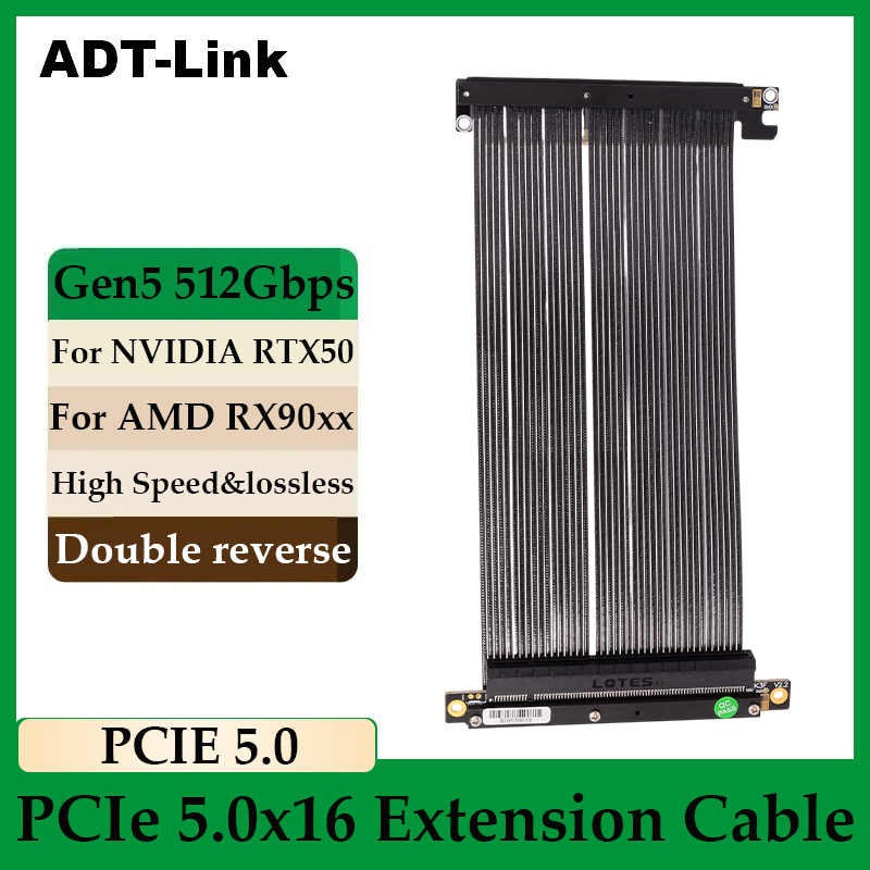 ADT-Link PCIe 5.0 x16 Double c - Pcie Extension Cable avis et prix